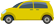 yellow car driving to the left